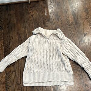 Cozy Cream Cable Knit Sweater